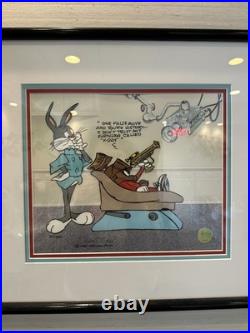 Chuck Jones Dental Themed Series Hand Painted Cel, Signed, Certified and Framed