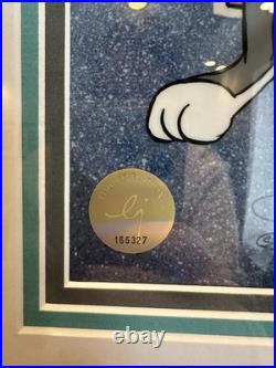 Chuck Jones Dental Themed Series Hand Painted Cel, Signed, Certified and Framed