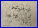 Chuck Jones Drawing on old paper (Handmade) signed and stamped artwork