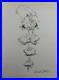 Chuck Jones Drawing on old paper (Handmade) signed and stamped artwork