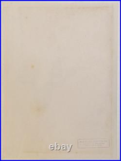 Chuck Jones Drawing on old paper (Handmade) signed and stamped artwork