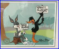 Chuck Jones Duck Season Wabbit Season! Signed And Numbered Cel 198/200