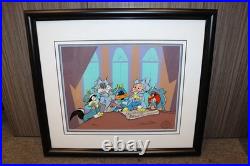 Chuck Jones Ducklaration (#446/750) Hand-painted cel, Signed, COA, 1990s