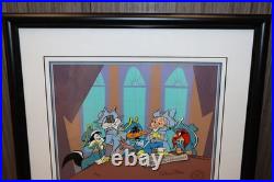 Chuck Jones Ducklaration (#446/750) Hand-painted cel, Signed, COA, 1990s