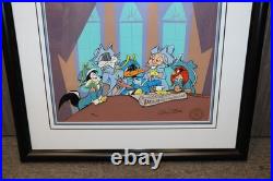 Chuck Jones Ducklaration (#446/750) Hand-painted cel, Signed, COA, 1990s