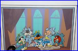 Chuck Jones Ducklaration (#446/750) Hand-painted cel, Signed, COA, 1990s