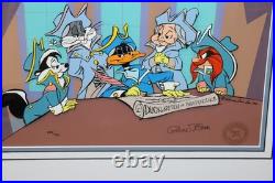 Chuck Jones Ducklaration (#446/750) Hand-painted cel, Signed, COA, 1990s