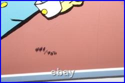 Chuck Jones Ducklaration (#446/750) Hand-painted cel, Signed, COA, 1990s
