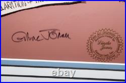 Chuck Jones Ducklaration (#446/750) Hand-painted cel, Signed, COA, 1990s