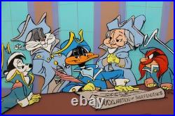 Chuck Jones Ducklaration (#446/750) Hand-painted cel, Signed, COA, 1990s