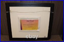 Chuck Jones Ducklaration (#446/750) Hand-painted cel, Signed, COA, 1990s