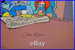 Chuck Jones Ducklaration Of Independence Signed Animation Cel #578/750 Coa