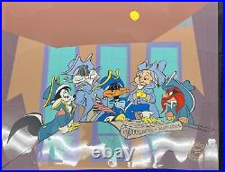 Chuck Jones Ducklaration of Independence (#640/750) Hand-Painted Cel Signed COA