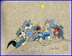 Chuck Jones Ducklaration of Independence (#640/750) Hand-Painted Cel Signed COA