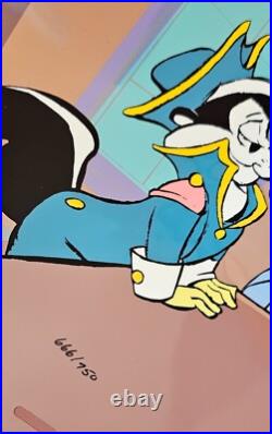 Chuck Jones Ducklaration of Independence Hand Signed painted Looney Tunes cel