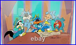 Chuck Jones Ducklaration of Independence Signed Framed Animation Cel