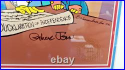 Chuck Jones Ducklaration of Independence Signed Framed Animation Cel