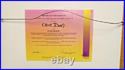 Chuck Jones Ducklaration of Independence Signed Framed Animation Cel