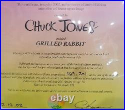 Chuck Jones Grilled Rabbit Limited Edition & COA Framed (169/201)