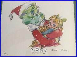 Chuck Jones Grinch Limited Edition Giclee Who Hug -signed & Numbered W / Cert