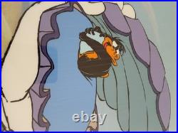 Chuck Jones HAND SIGNED Mine Mine Mine Hand Painted Sericel Cartoon Daffy COA