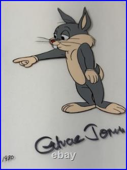 Chuck Jones Hand Painted Animation Cell Bugs Bunny Elmer Fudd Warner Brothers