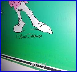 Chuck Jones Hand Painted Cel Kill Da Wabbit Bugs And Elmer Signed By Chuck Jones
