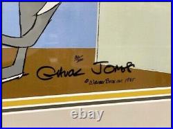 Chuck Jones Hand Signed 1885 Bugs Bunny What's Up Doc Rare Cel 30/100