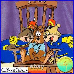 Chuck Jones Hand Signed Animation Cel BEAR FOR PUNISHMENT COA