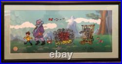 Chuck Jones Hand Signed Animation Cel PETER AND THE WOLF Framed COA Bugs Bunny Chuck Jones Hand Signed Animation Cel PETER AND THE WOLF Framed COA Bugs Bunny