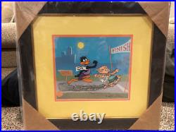 Chuck Jones Hand Signed Animation Cel SAUSAGE FACTORY Daffy Duck Porky Pig COA