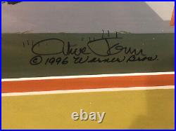 Chuck Jones Hand Signed Animation Cel SAUSAGE FACTORY Daffy Duck Porky Pig COA