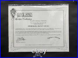 Chuck Jones Hand Signed Bugs and Witch Hazel Truant Officer /750 Limited Edition