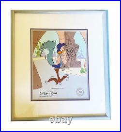 Chuck Jones Hand-Signed Roadrunner Limited Edition Cartoon Cel