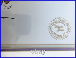 Chuck Jones Hand-Signed Roadrunner Limited Edition Cartoon Cel