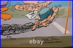 Chuck Jones Hand Signed limited edition 313/500 Daffy Duck Porky Pig COA