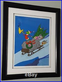 Chuck Jones -How The Grinch Stole Christmas- Hand Signed & Numbered Serigraph