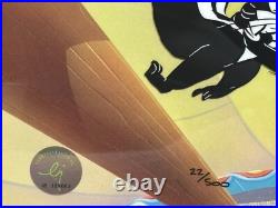 Chuck Jones Kitty Catch Hand Signed painted Looney Tunes cel COA