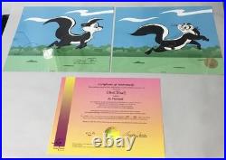 Chuck Jones Le Pursuit Pepe Le Pew Hand Signed painted Looney Tunes #394/750