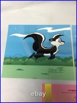 Chuck Jones Le Pursuit Pepe Le Pew Hand Signed painted Looney Tunes #394/750