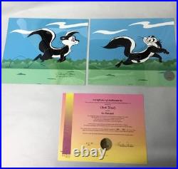 Chuck Jones Le Pursuit Pepe Le Pew Hand Signed painted Looney Tunes #394/750
