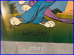 Chuck Jones Limited Edition Signed Cel Bugs Bunny in Prince's Bride, COA 342/500