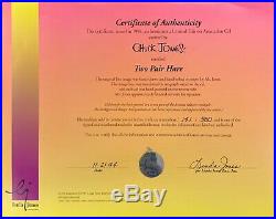 Chuck Jones Limited Edition Signed Cel Serigraph 1994 Bugs Bunny Est Apr Val $3K