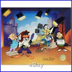 Chuck Jones Mark of Zero Sold Out Hand Painted Color COA Signed CEL