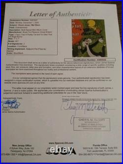 Chuck Jones &Mel Blanc Dual Hand Signed Looney Tunes 45 Sleeve & Record JSA COA