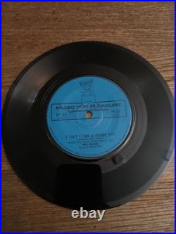 Chuck Jones &Mel Blanc Dual Hand Signed Looney Tunes 45 Sleeve & Record JSA COA