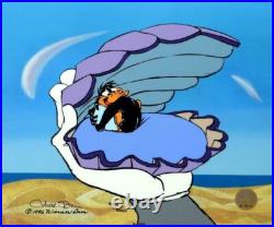 Chuck Jones Mine Mine MineHand Signed painted Looney Tunes Daffy Duck Sericel