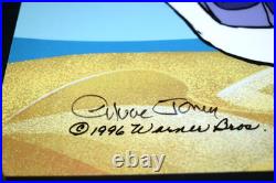 Chuck Jones Mine Mine Mine Cel Signed #477/500 Daffy Duck COA New