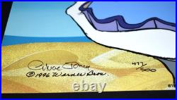 Chuck Jones Mine Mine Mine Cel Signed #477/500 Daffy Duck COA New