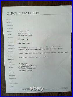 Chuck Jones Nude Duck Descending Staircase framed with documentation #236/350